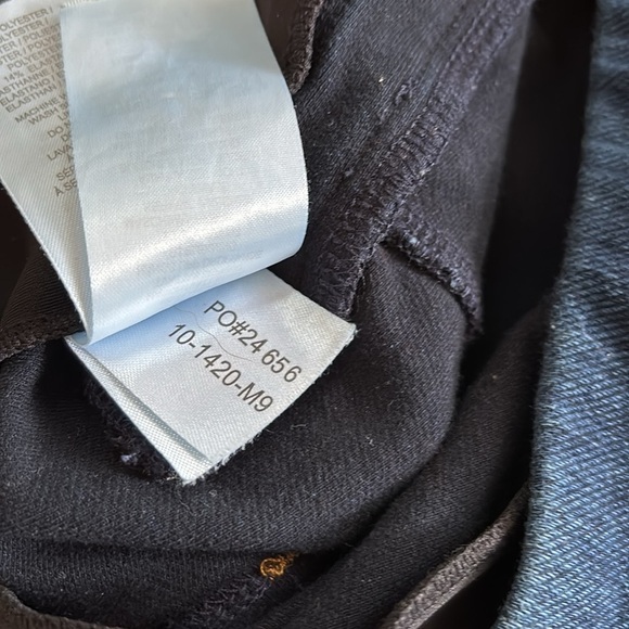 Lysse Denim Trouser (33” inseam) Pants Women’s Blue Stretch Flare Size Large - Picture 11 of 12